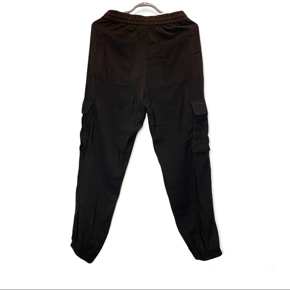 Zara Black Cargo Pants size XS - Picture 6 of 7